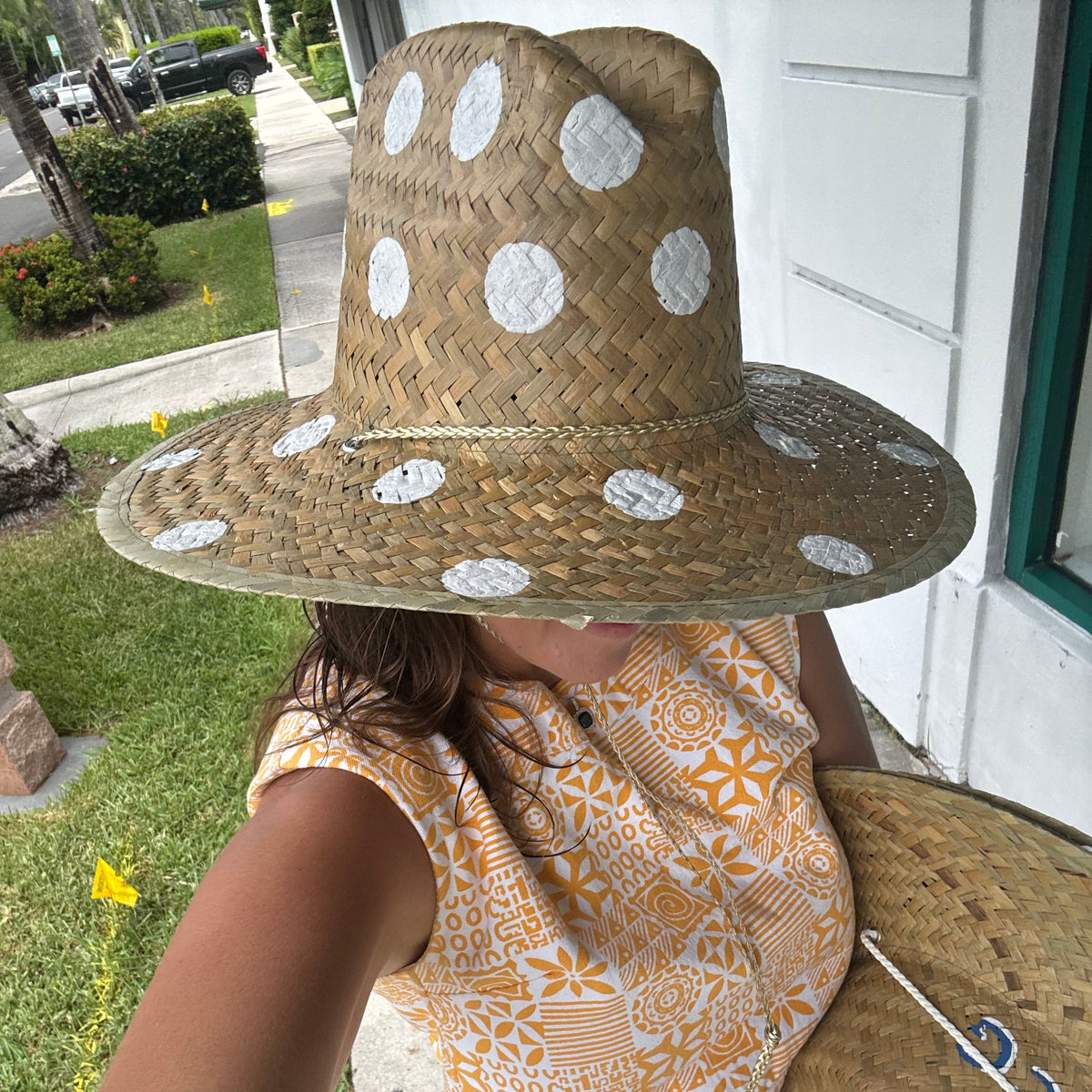 Polka Dot Sun Hat