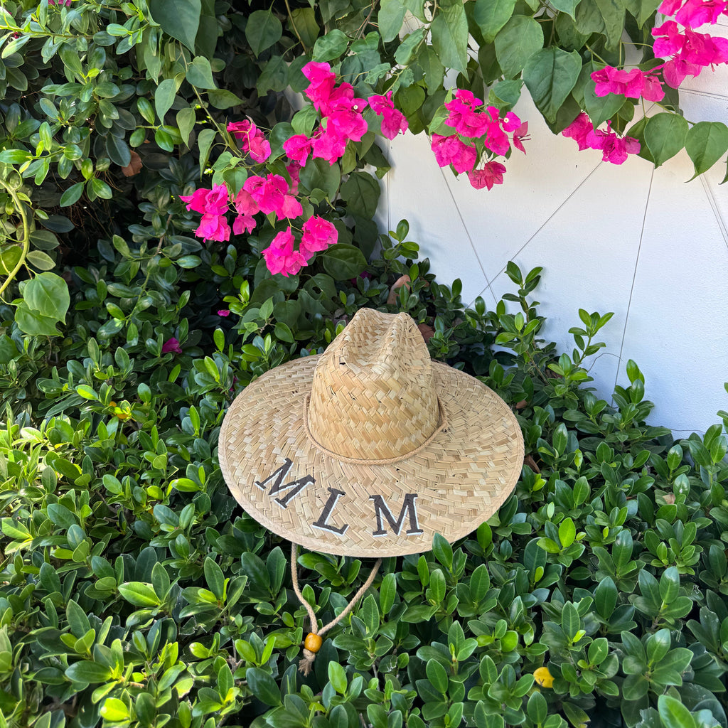 Custom Initial Sun Hat