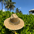 Olive Wooden Bead Sun Hat